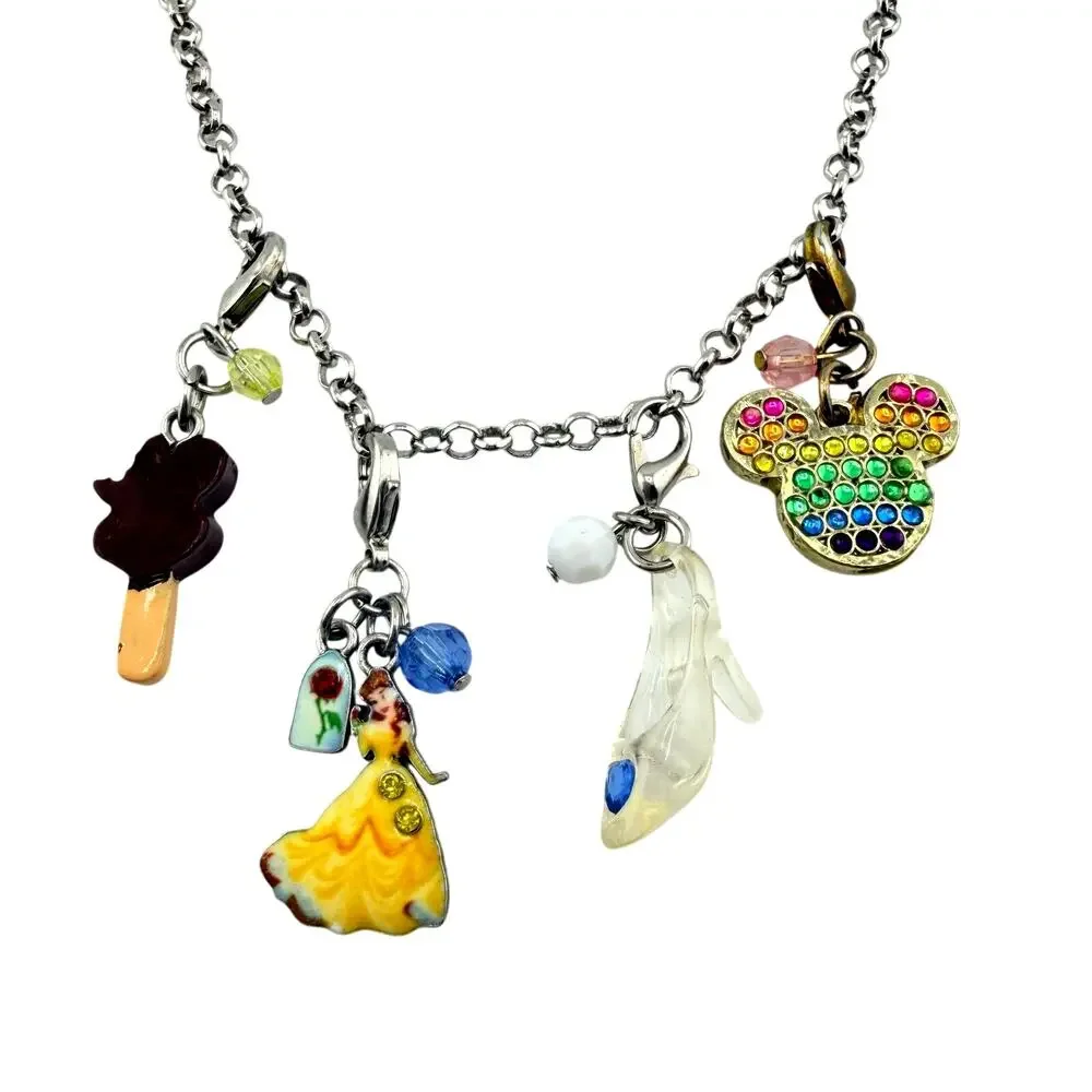 Official Disney Parks Charms Mickey Mouse Cinderella Belle Clip On 17